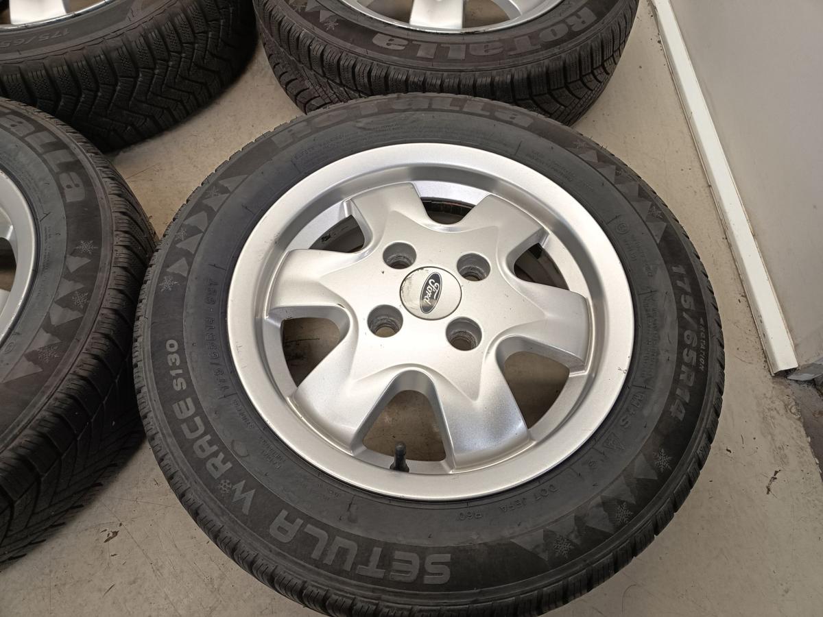 Ford Fiesta JD3 orig Satz Alufelgen 5x14 ET36 1S5J-BA mit Reifen Bj 2006