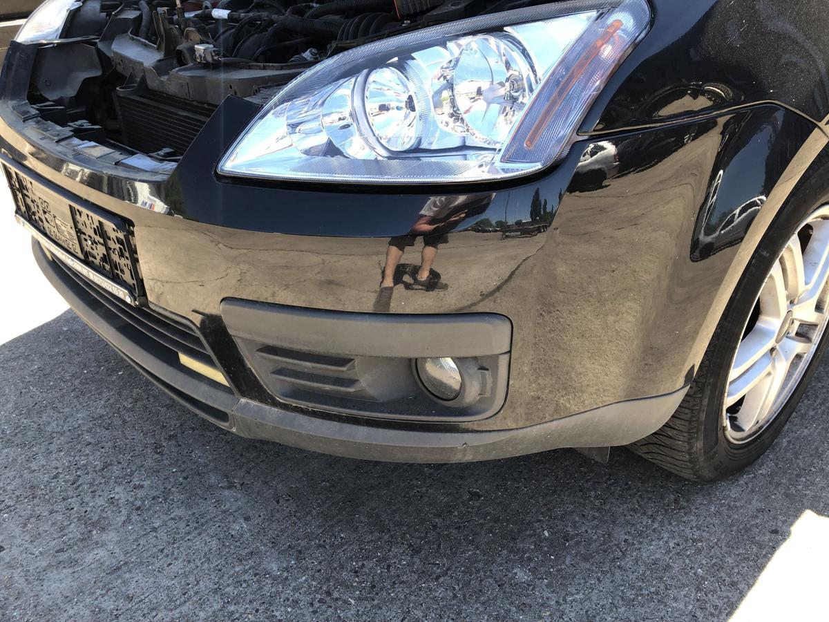 Ford Focus C Max DM2 Sto&szlig;f&auml;nger vorn Frontsch&uuml;rze Nebel bis 07 Pantherschwarz