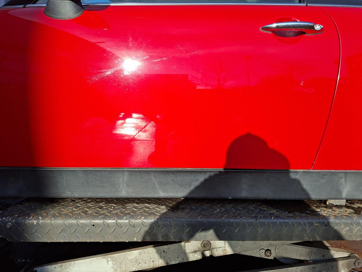 Mini One Bj 2002 original T&uuml;r links 851 Chilli Red ohne Spiegel