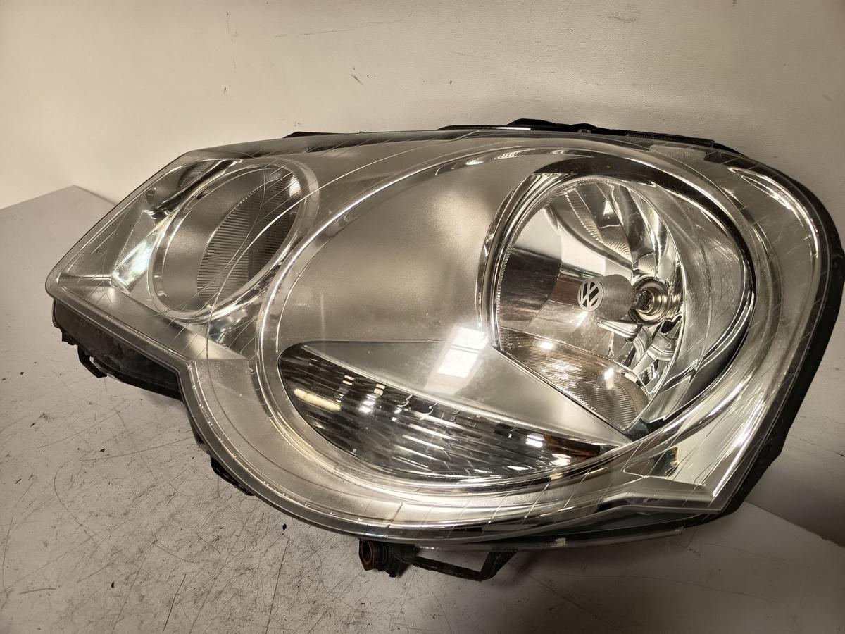 VW Polo 9N3 original Hauptscheinwerfer links Halogen Frontlicht Fahrer Bj 2008