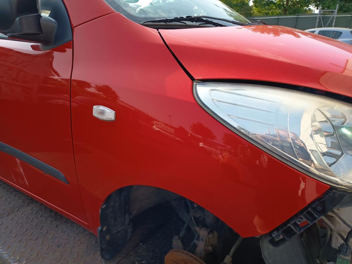 Hyundai I10 original Kotfl&uuml;gel rechts H4 Electric Red vor Facelift Baujahr 2009