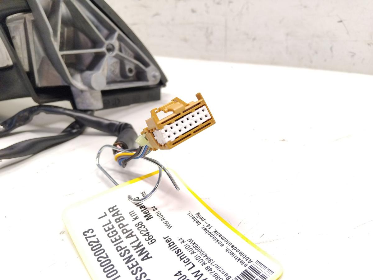 Audi A4 8E Au&szlig;enspiegel links LY7W Lichtsilber elek anklappbar beheizt BJ2004