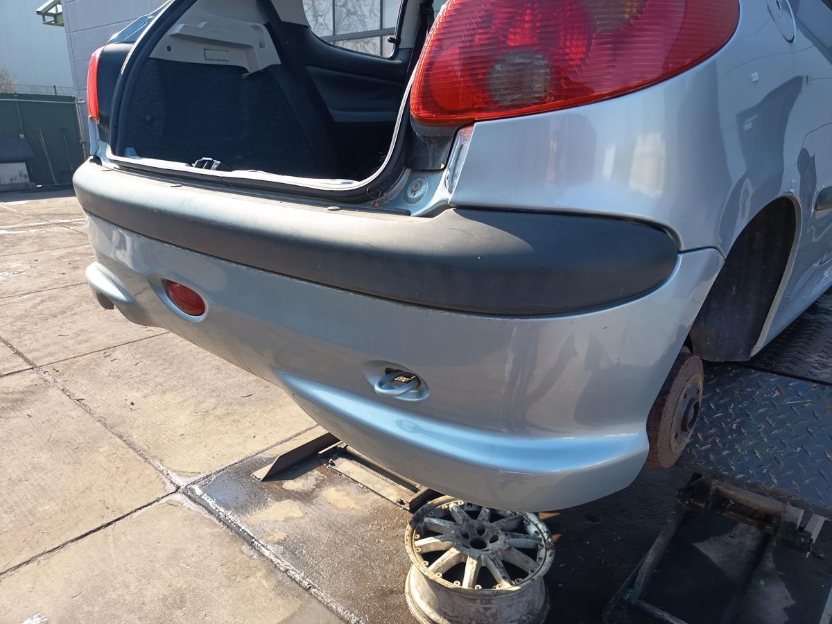 Peugeot 206 original Sto&szlig;stange F&auml;nger hinten Heck EYL Islandgrau Bj 2006