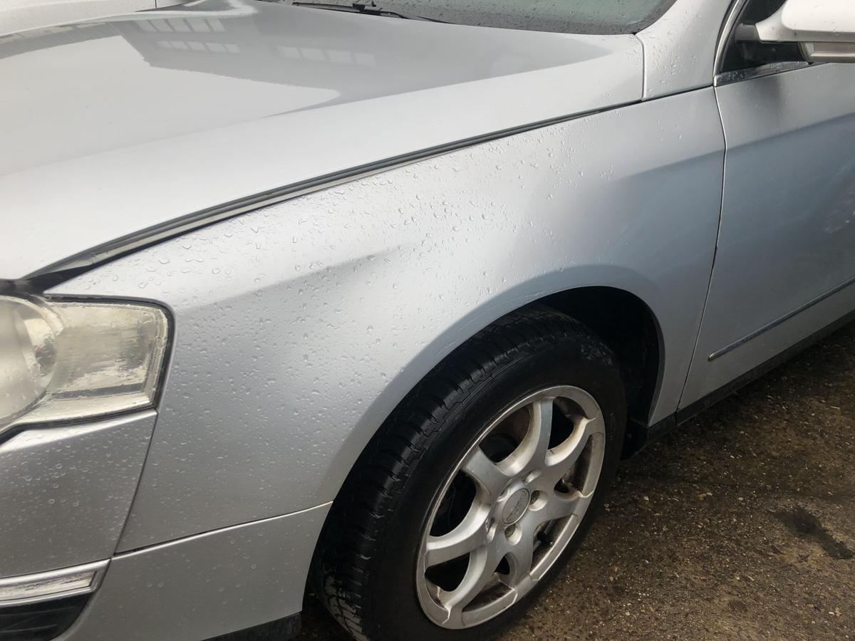 VW Passat 3C B6 Kotfl&uuml;gel vorn links Fahrerseite LA7W Reflexsilber Metallic