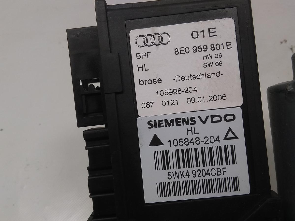 Audi A4 8E B7 Bj.2006 original Fensterhebermotor hinten links mit Türsteuergerät