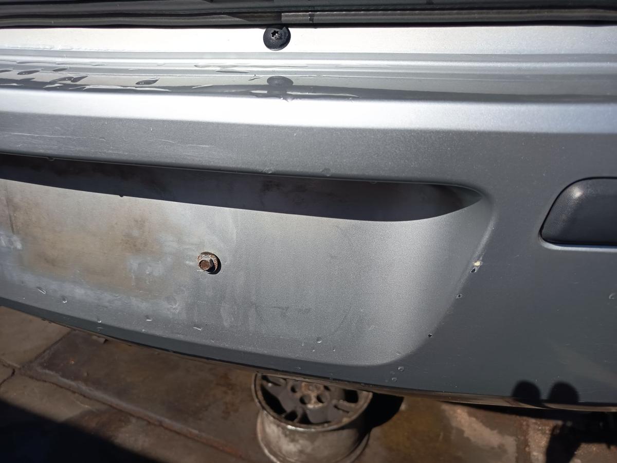 Opel Corsa C original Sto&szlig;stange F&auml;nger hinten Heck Z157 Starsilber Bj 2005