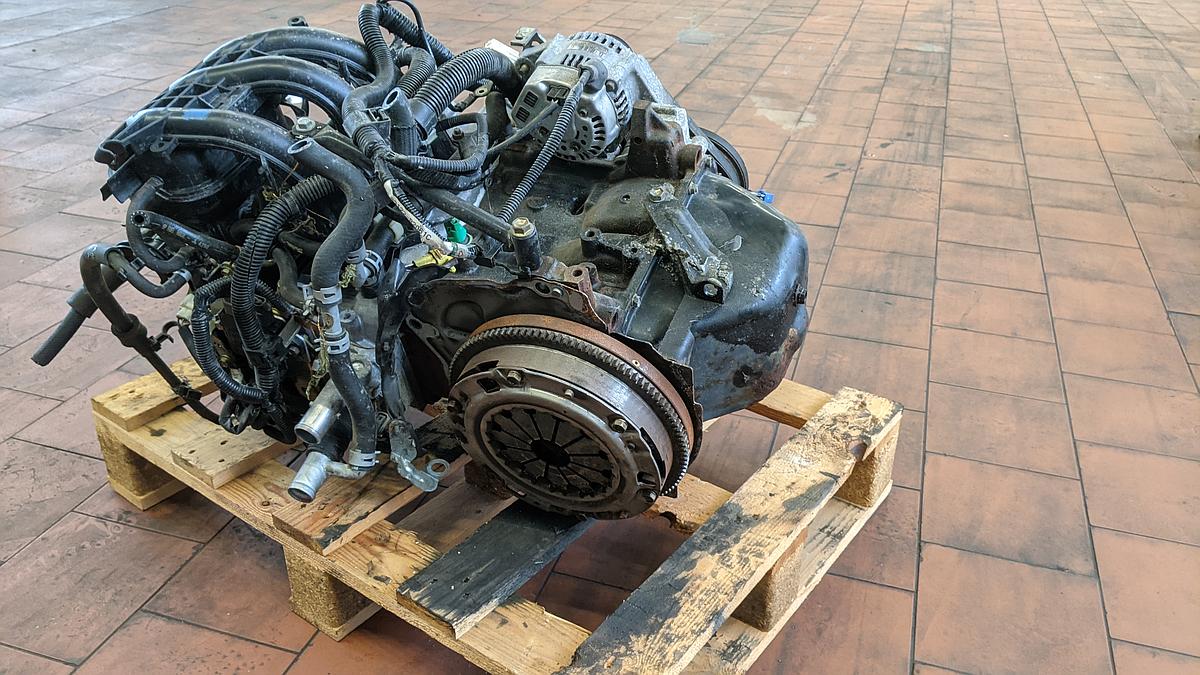 Daihatsu Cuore L202 Bj04 Motor Egine EJVE 76Tkm 1,0 43kw