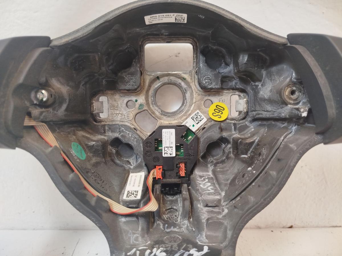 VW Polo 6R Lederlenkrad Lenkrad Leder Multifunktion