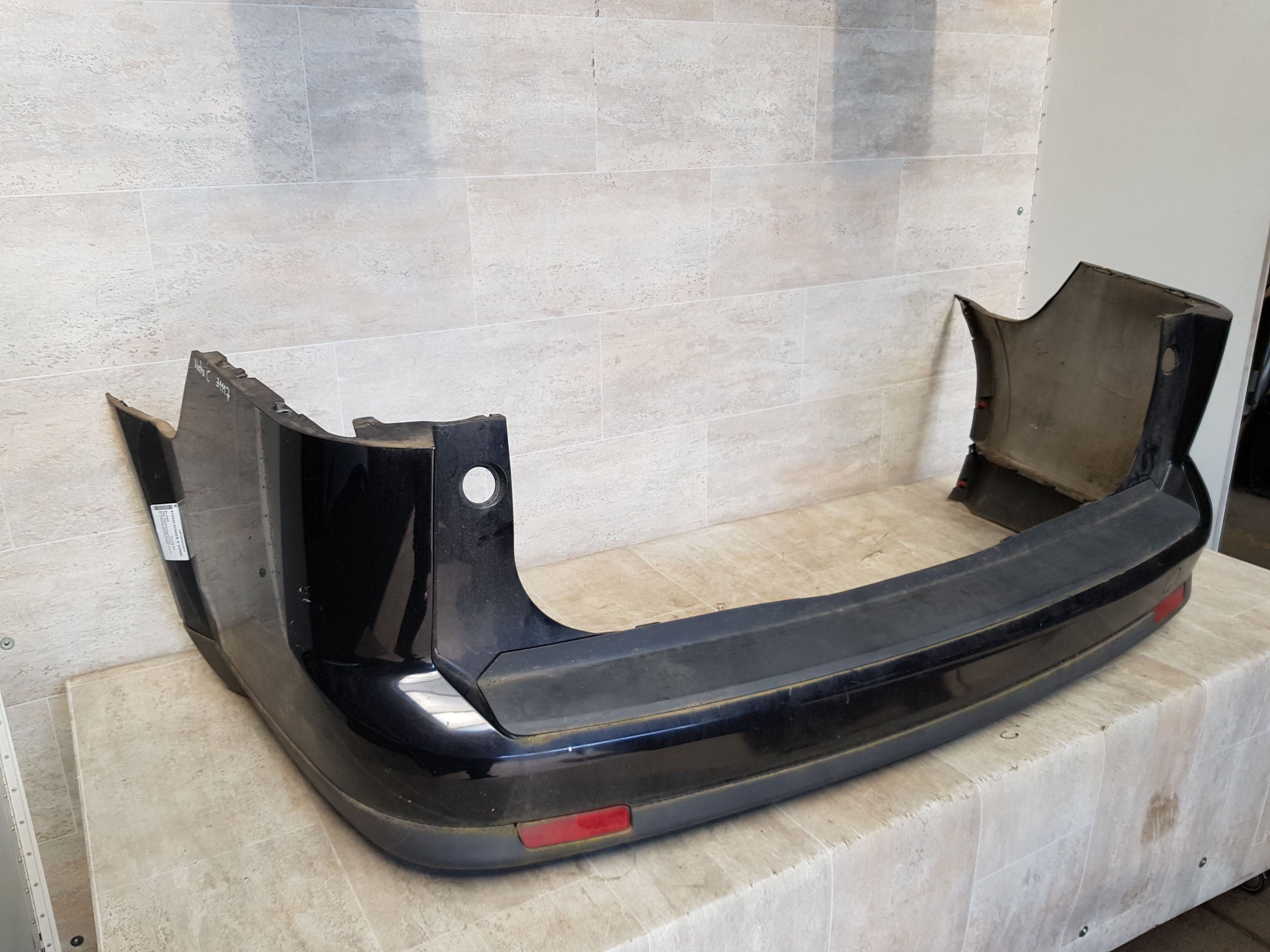 Opel Vectra C BJ05 original Stoßstange hinten Z20R-Saphirschwarz Facelift Caravan/Kombi