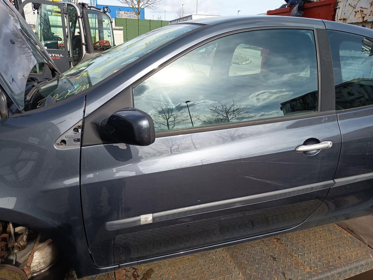 Renault Clio III original T&uuml;r vorn links Fahrer B66 Graphit Bj 2006