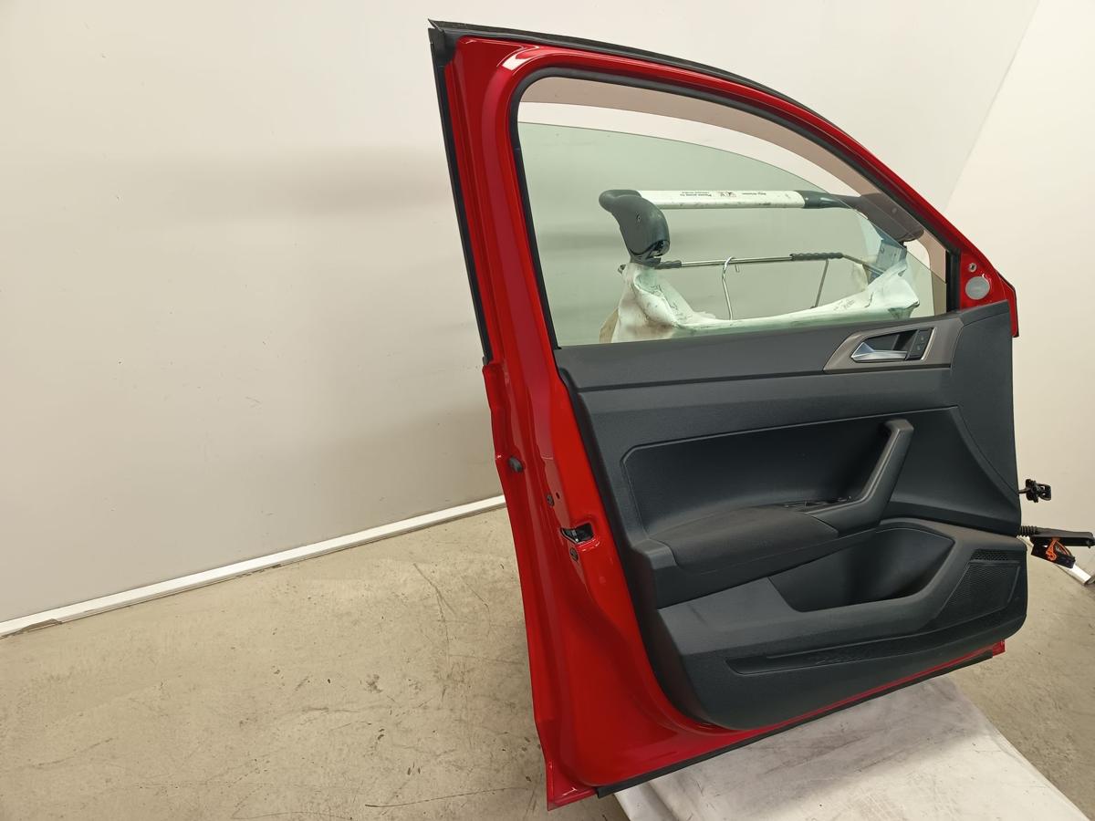 VW Polo VI AW 5TRG original Tür vorn links Fahrerseite LP3G Flashrot Bj 2021