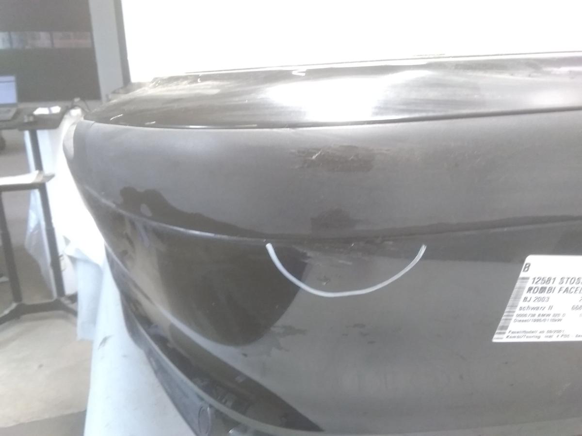 BMW 3er E46 Touring original Stoßstange Stoßfänger hinten mit PDC BJ2003 schwarz II 668