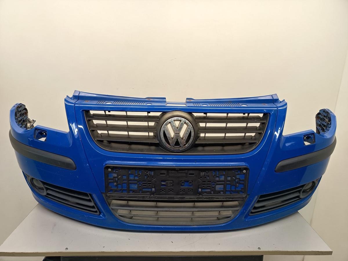 VW Polo 9N3 original Sto&szlig;stange vorne LA5F Summer Blue Baujahr 2007