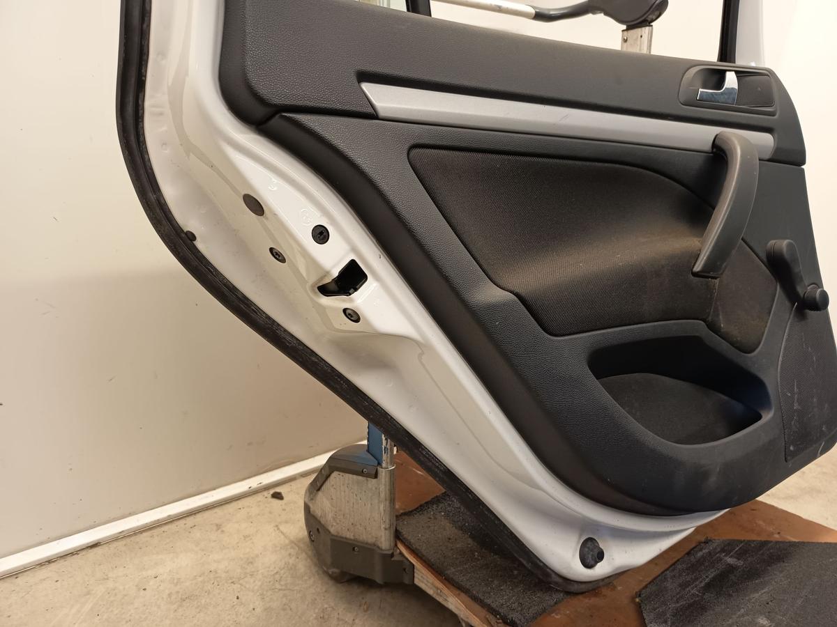 Skoda Octavia II 1Z Combi original T&uuml;r hinten links Fond F9E Candyweiss Bj 2012