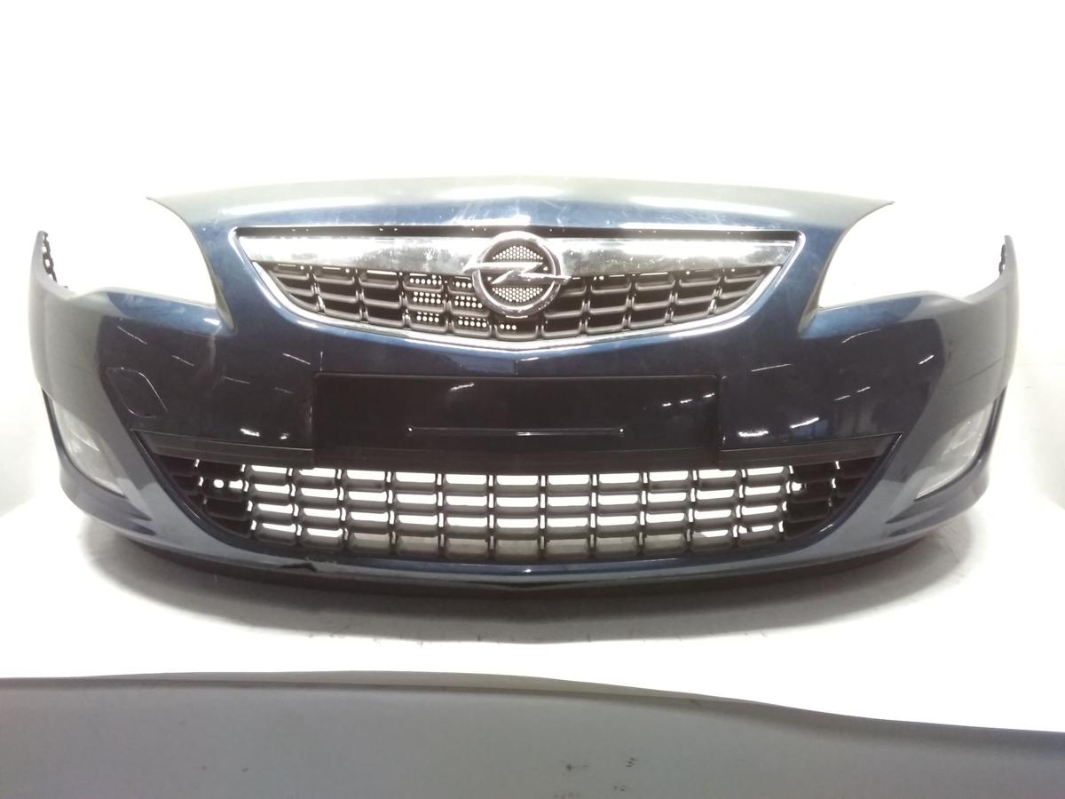 Opel Astra J Sports Tourer original Stoßfänger vorn BJ2011 Z22A ozeanblaumetallic