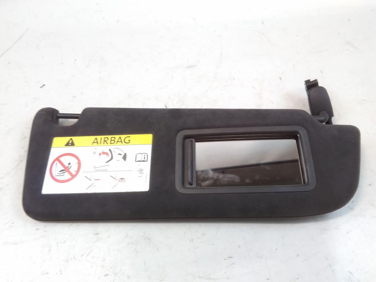 Audi A8 D4 4H orig Sonnenblende vorn rechts Alcantara schwarz 4H0857552 BJ2015