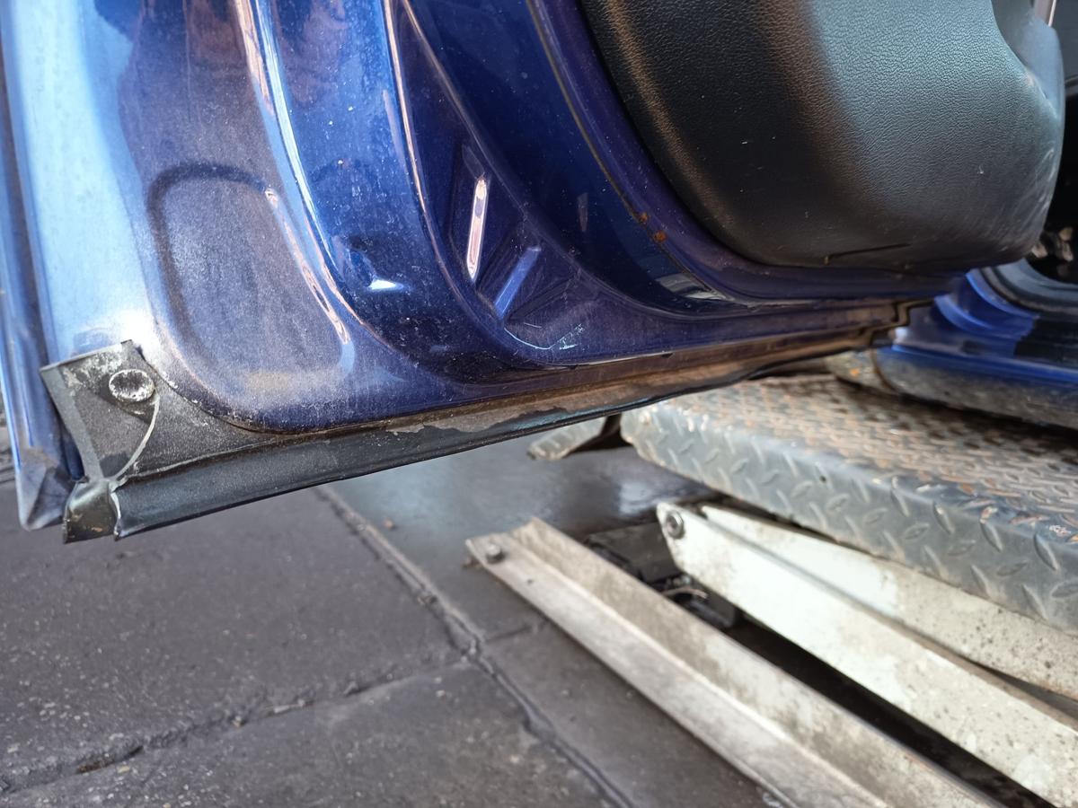 Seat Leon 1M original T&uuml;r vorn links Fahrer S5S Almeriablau Bj 2005