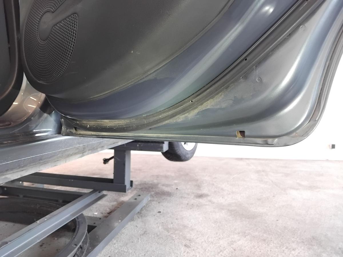 Nissan Micra 4 K13 T&uuml;r hinten rechts FAA Greyish Green Pearl BJ2013