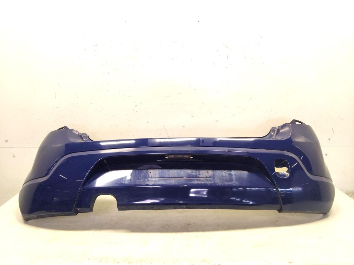 Dacia Sandero 1 original Stoßfänger Stoßstange hinten OV61H Blue Marine BJ2009