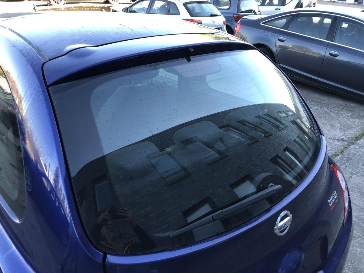 Nissan Micra K12 Heckklappe mit Heckscheibe Kofferklappe BW6 Dark Blue Perl