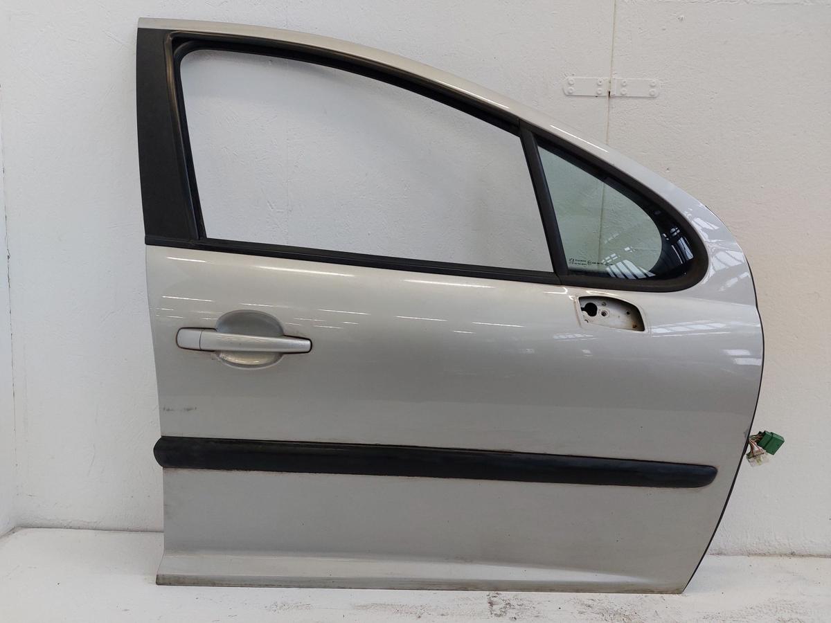 Peugeot 207 SW WE T&uuml;r vorn rechts Beifahrert&uuml;r ETS Aschgrau