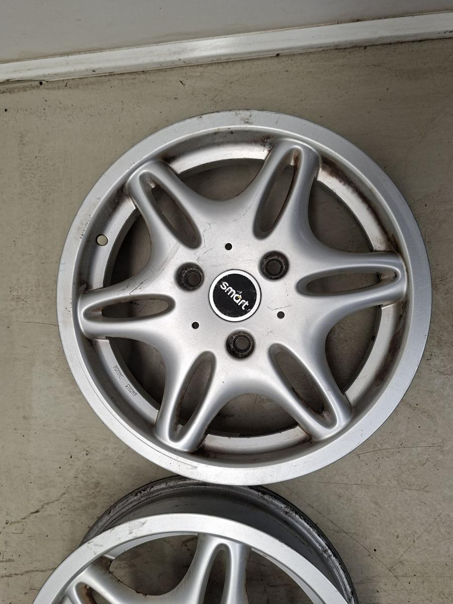 Smart ForTwo Bj 2000 original Alufelgen Satz Starline ohne Reifen