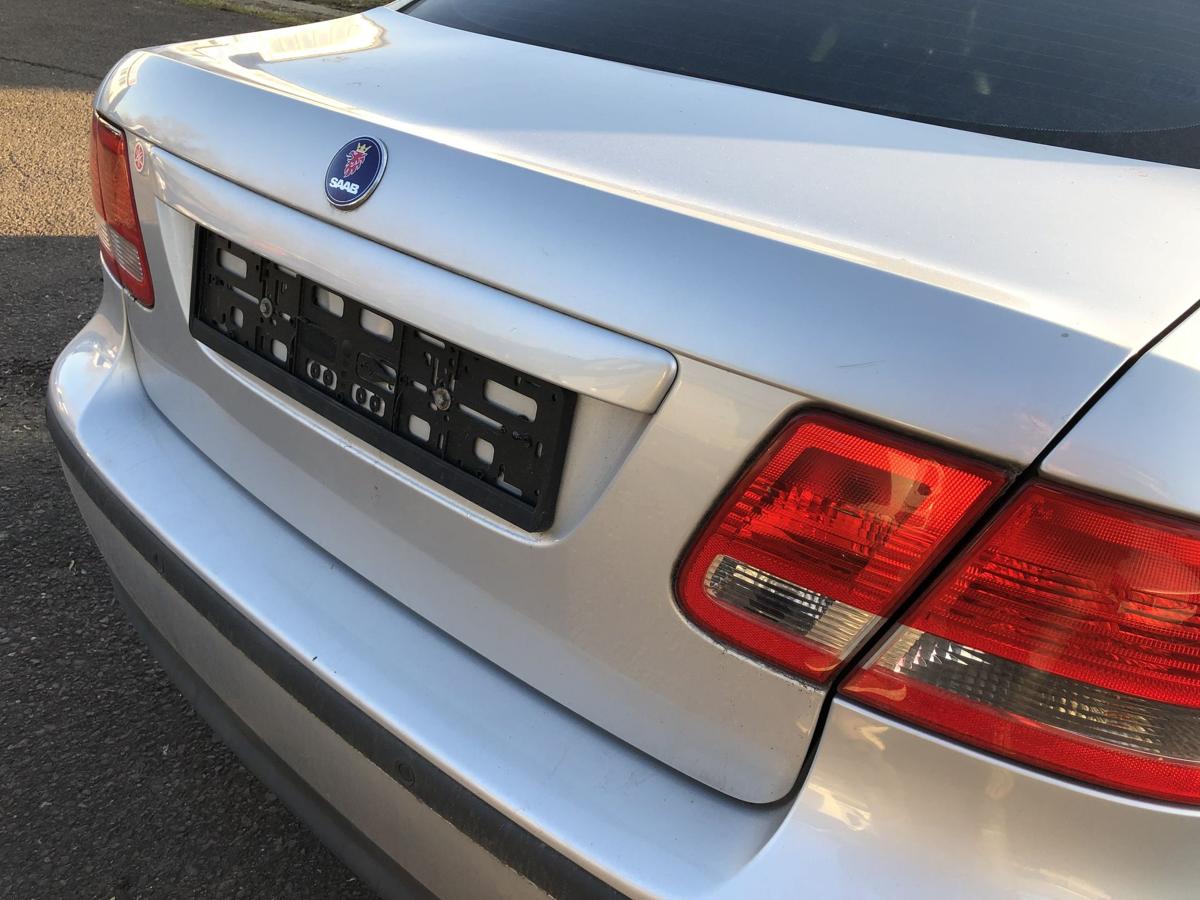 Saab 9-3 Typ YS3F Heckklappe Limo silber Kofferraumklappe Deckel hinten Rohbau