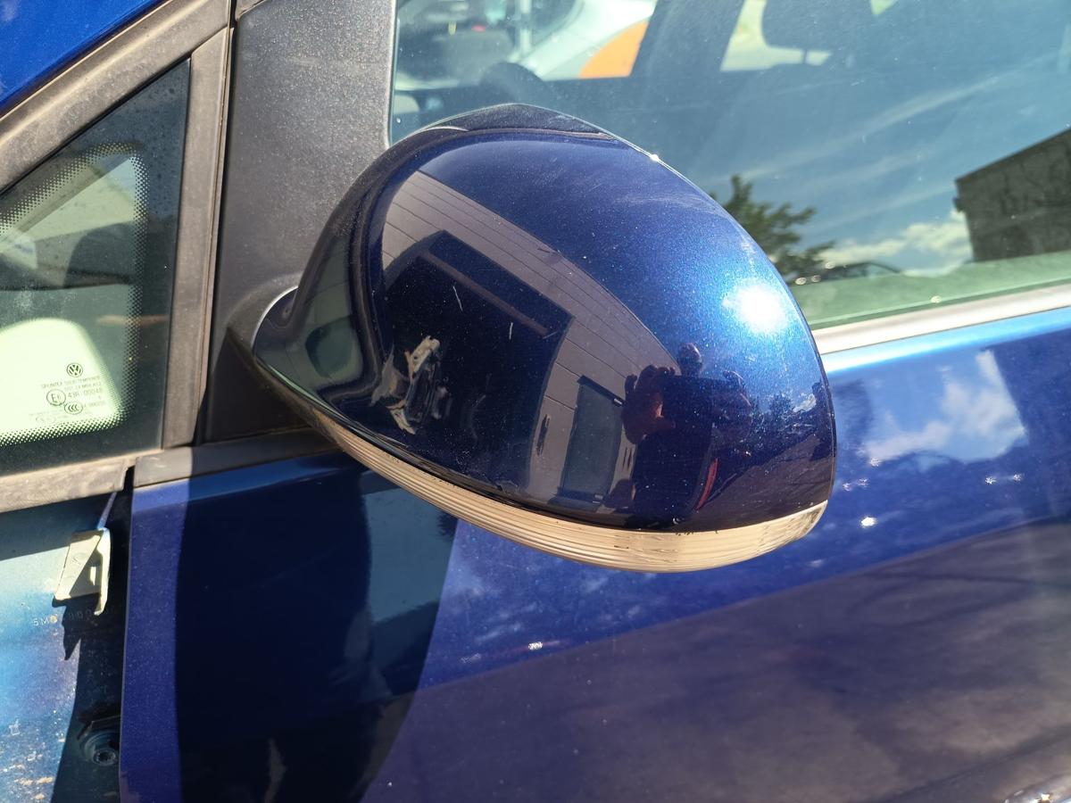 VW Golf Plus 5M original Aussenspiegel links elektrisch D5Q Shadow Blue Bj 2006