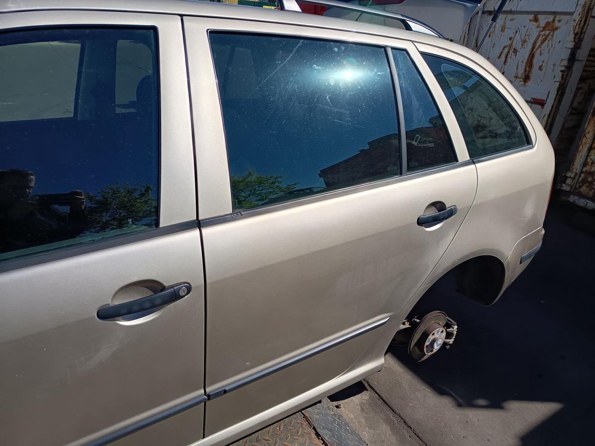 Skoda Fabia 6Y Kombi original T&uuml;r hinten links 9201 Sahara Beige Bj 2004