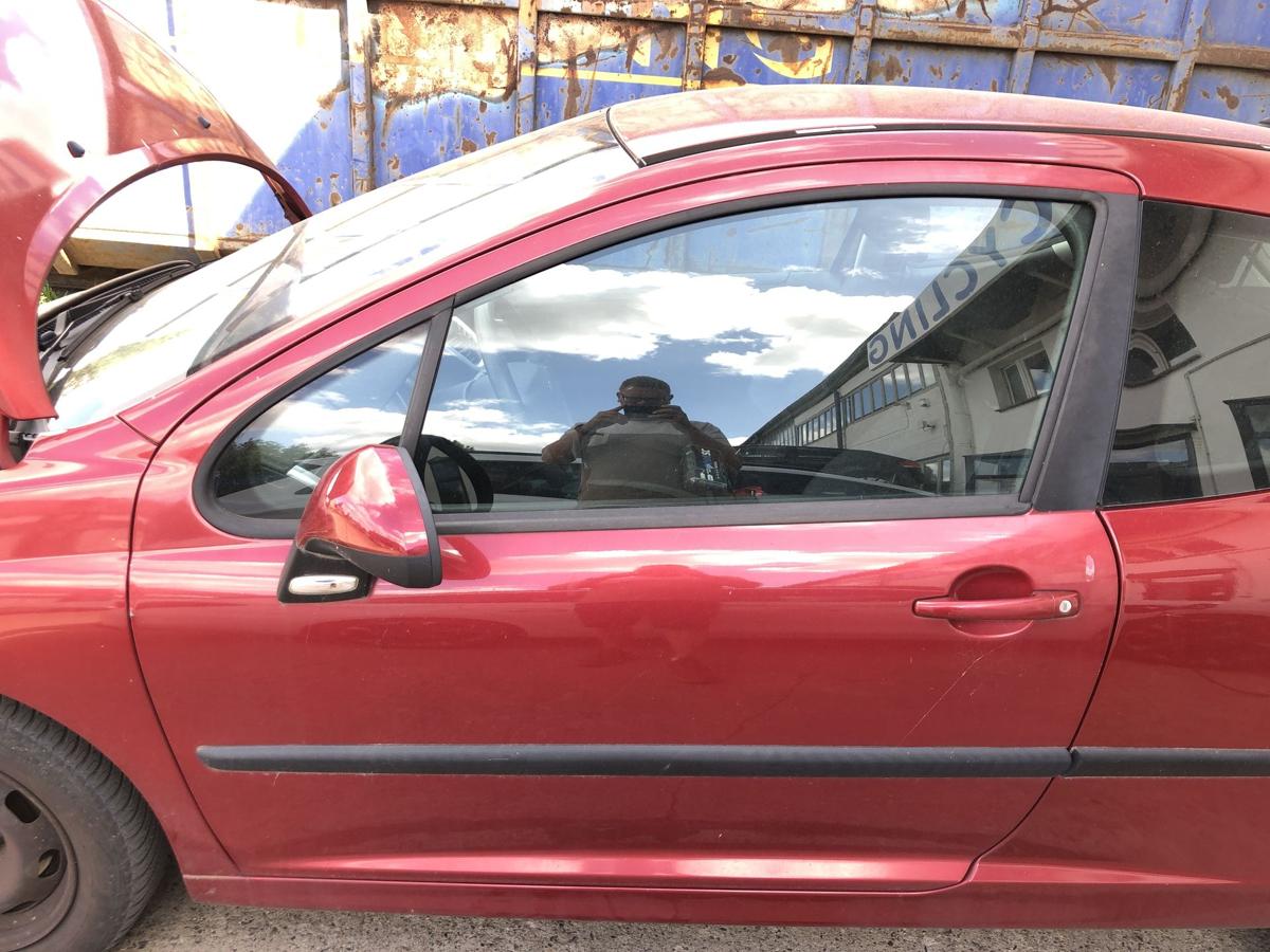 Peugeot 207 WA WC T&uuml;r vorn links Fahrert&uuml;r 3trg Rohbau KJC Rouge Erythree Nacre