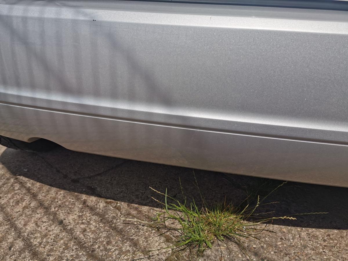 Chevrolet Aveo T300 Stossfänger stossstange Bumper hinten 5 Türer silber met