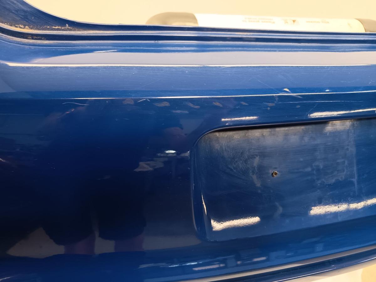 VW Polo V 6R original Stoßstange Fänger hinten/Heck D5E Meerblau Bj 2009