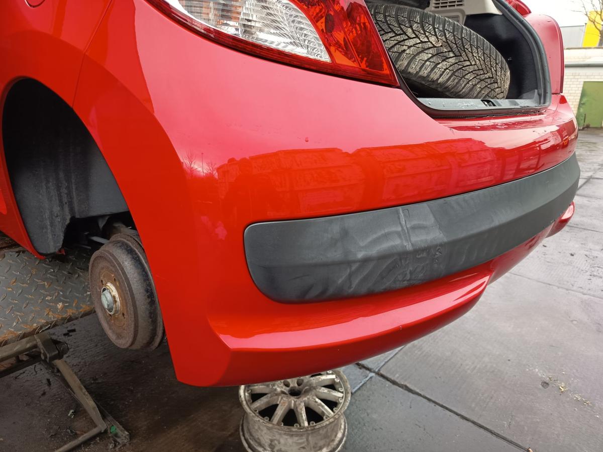 Peugeot 207 original Sto&szlig;stange F&auml;nger hinten Heck KKN Nevadarot Bj 2010