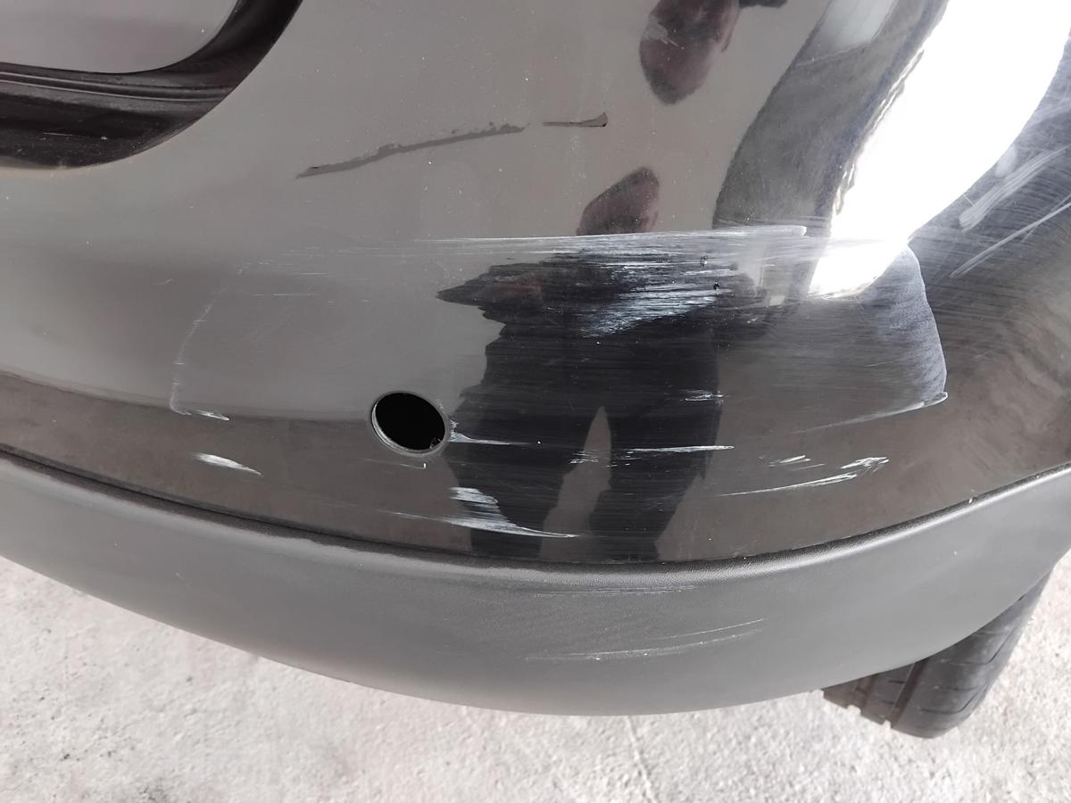 VW Golf 5 1K original Stossf&auml;nger hinten Flie&szlig;heck f&uuml;r PDC BJ2007 L041 brillantschwarz