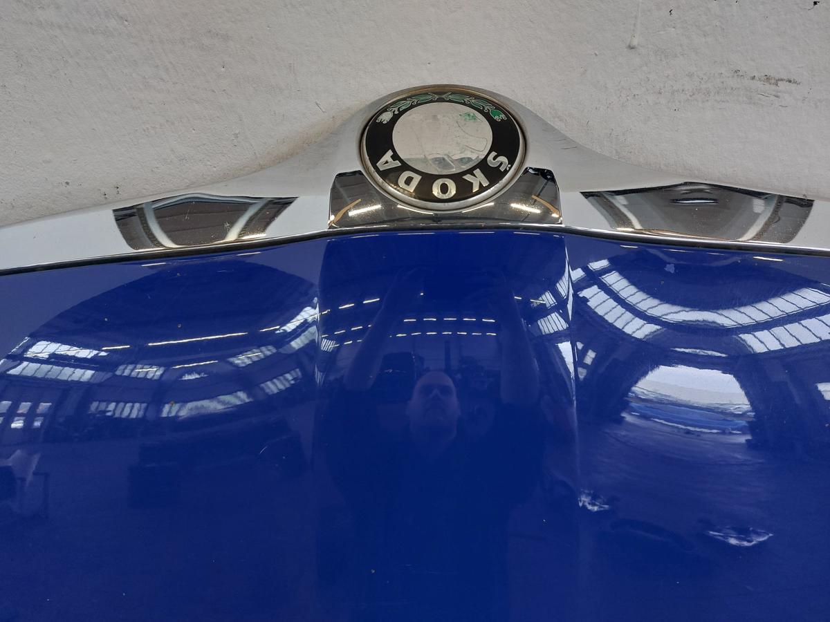 Skoda Fabia 2 Roomster Typ 5J Motorhaube Haube Klappe bis 2010 LF5K blau