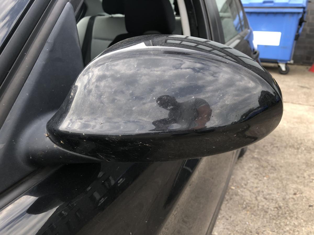 BMW 3er E90 E91 Außenspiegel links Seitenspiegel elektrisch schwarz II 668
