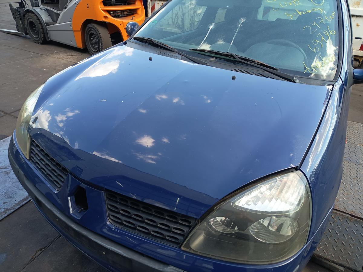 Renault Clio II original Motorhaube OV460 K&ouml;nigsblau Baujahr 2003