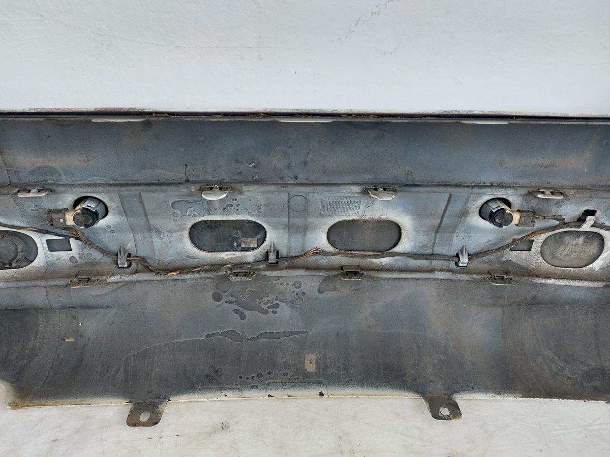 Peugeot 207 W Stossfänger Stossstange Bumper hinten PDC 5trg EWP WEISS BANQUISE