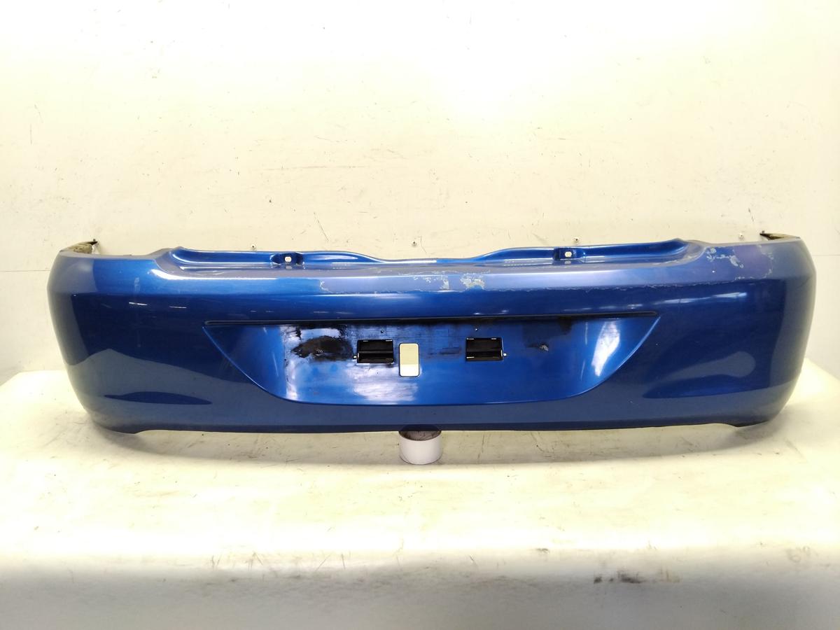 Renault Clio 2 Phase 4 original Sto&szlig;stange Sto&szlig;f&auml;nger hinten BJ2007 RNA Bleu Extreme Nacre