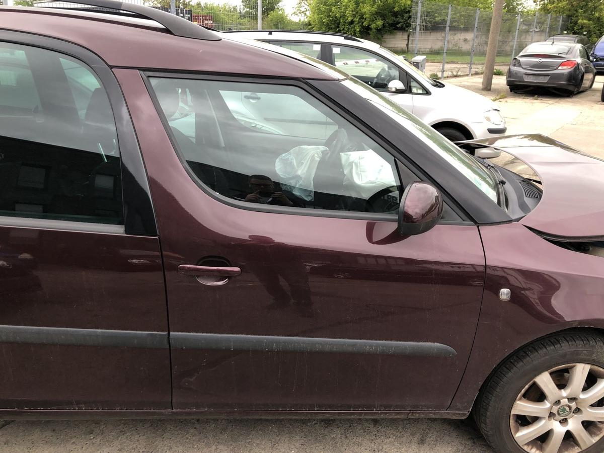 Skoda Roomster 5J T&uuml;r vorn rechts Beifahrert&uuml;r im Rohbau LF3X Rosso Brunello