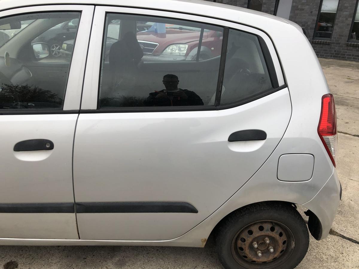 Hyundai i10 PA Tür hinten links Fondtür Rohbau HD Sleek Silver Metallic