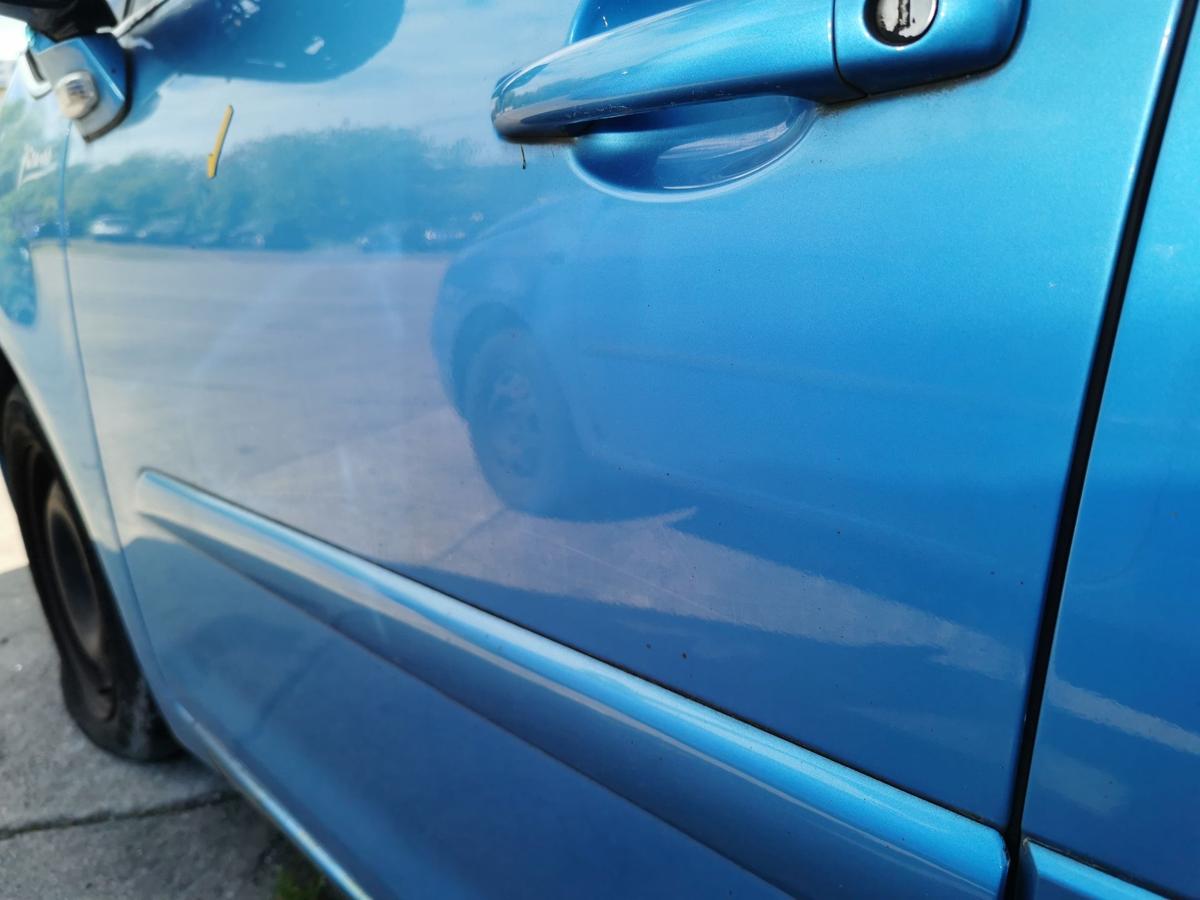 Citroen C4 Picasso U Fahrertür Tür Autotür Rohbautür vorn links KNY Blau Tivoli