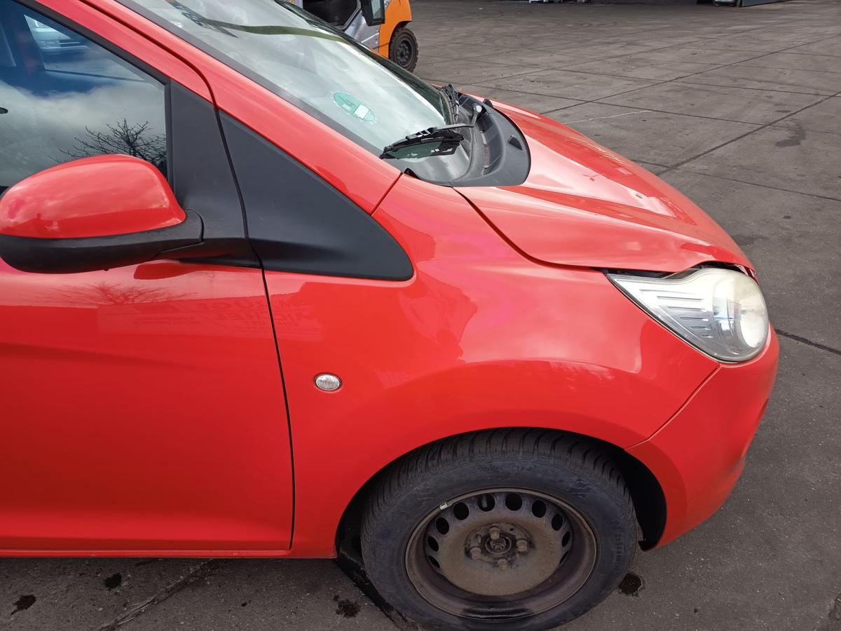 Ford KA RU8 original Kotfl&uuml;gel rechts Seitenteil Beifahrer Sunriserot Bj 2010