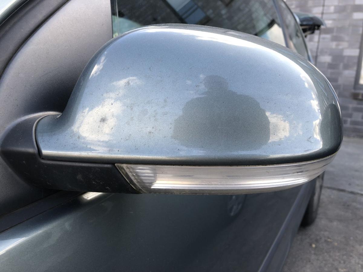 VW Golf 5 V 1K Au&szlig;enspiegel links R&uuml;ckspiegel Seitenspiegel elek LA6Q Sagegreen