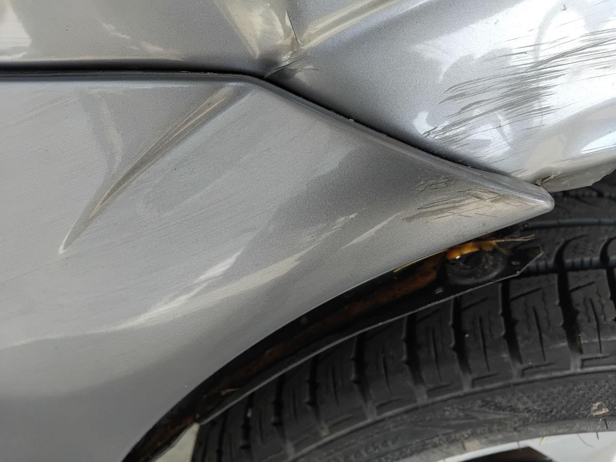 Opel Astra G Cabrio original Stoßfänger Stoßstange hinten PDC BJ2004 Z163 Lichtsilbermetallic 4AU