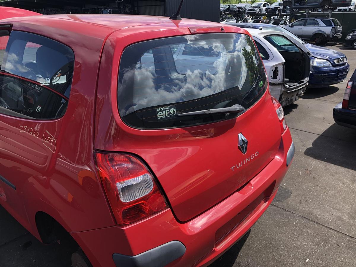 Renault Twingo II original Heckklappe mit Scheibe 727 Spanischrot Bj 2009