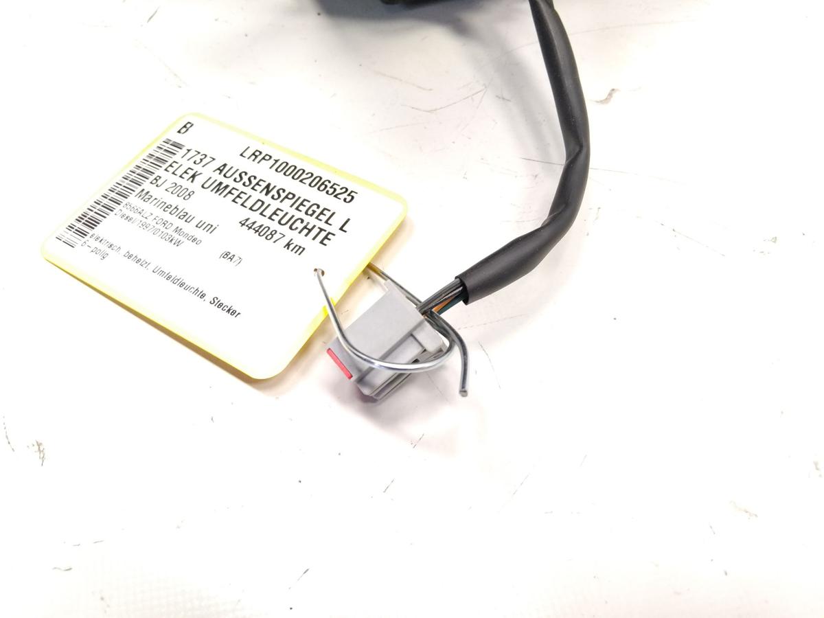 Ford Mondeo 4 BA7 orig Au&szlig;enspiegel links elektrisch Umfeldleuchte 6pol BJ2008