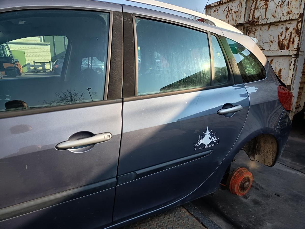 Renault Clio III Kombi original T&uuml;r hinten links TEJ47 Blue Gris Baujahr 2008