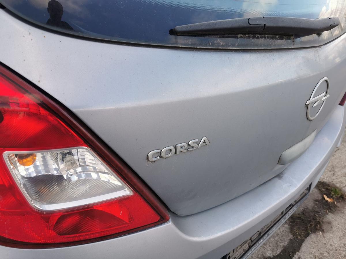 Opel Corsa D Heckklappe Klappe Deckel hinten nur 5trg Z163 Lichtsilber metallic