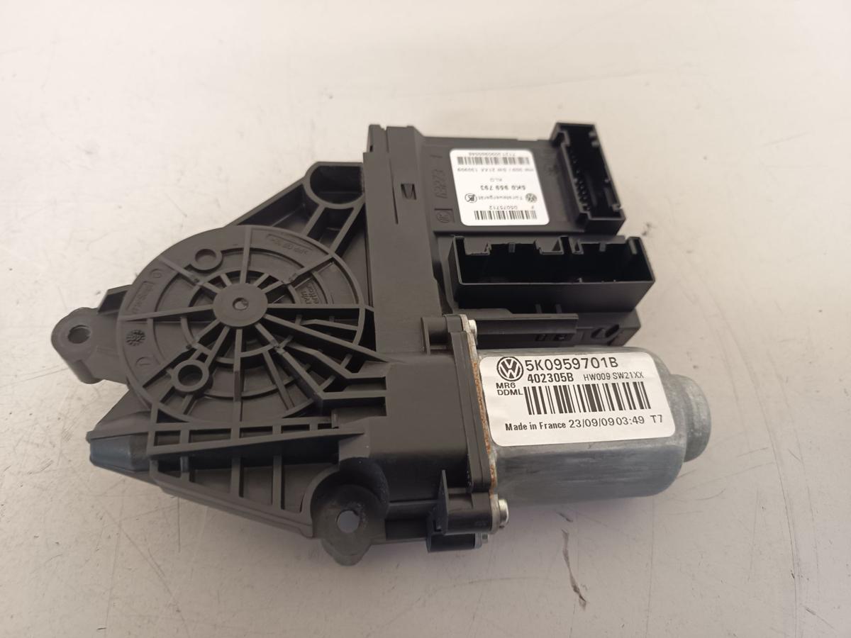 VW Golf VI 5K Bj 2009 original Motor Fensterheber vorn links 5K0959701B